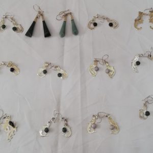 Aretes de plata