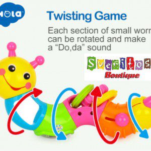 Juguete educativo Oruga Retuerce y Juega