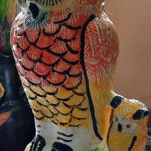 Alcancía de Barro Tecolote (mediana)