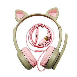 Audífonos de orejas de gato