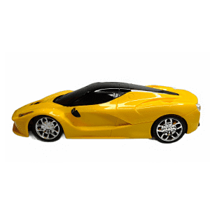 Carro a control remoto / recargable / 10mts de alcance / Amarillo