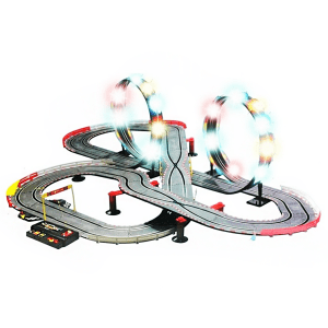 Pista de carreras con luz