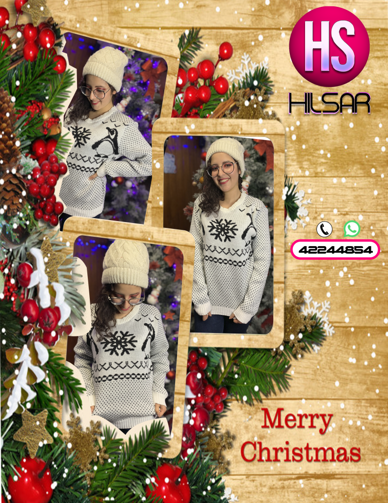 Suéter Navideño diseño Pinguino, Unisex – Mimarket