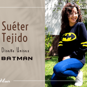 Suéter tejido BATMAN