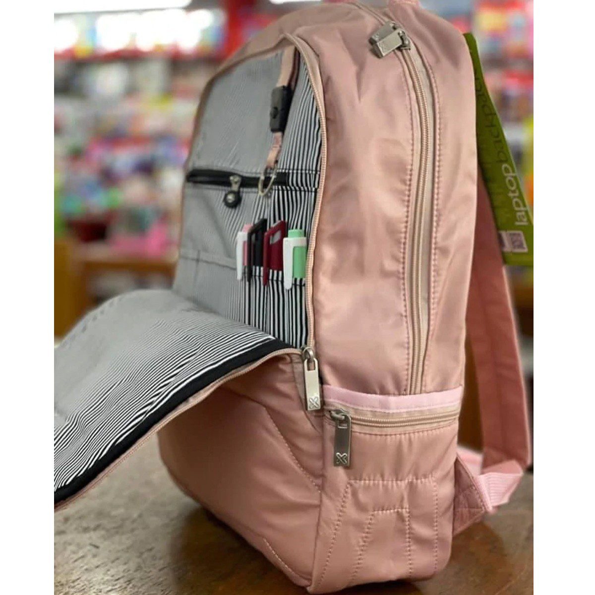 Mochila para portátil 15.6″ / Rosada