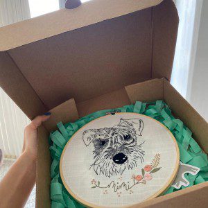 Bordado de Schanuzer – Bordado de contorno