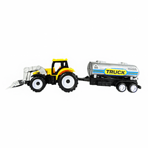 Camión de ingeniería con gas