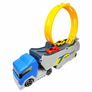 Camión con expulsador de carros