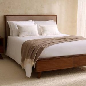 Cama King con Cabecera Acolchada