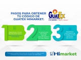 Pasos para obtener tú código Guatex-MIMARKET