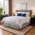 Cama King con Cabecera Acolchada